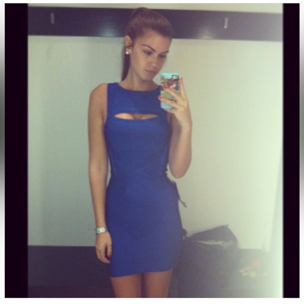 Blue Bebe dress - size XS